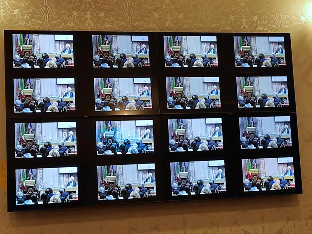 Video wall senato